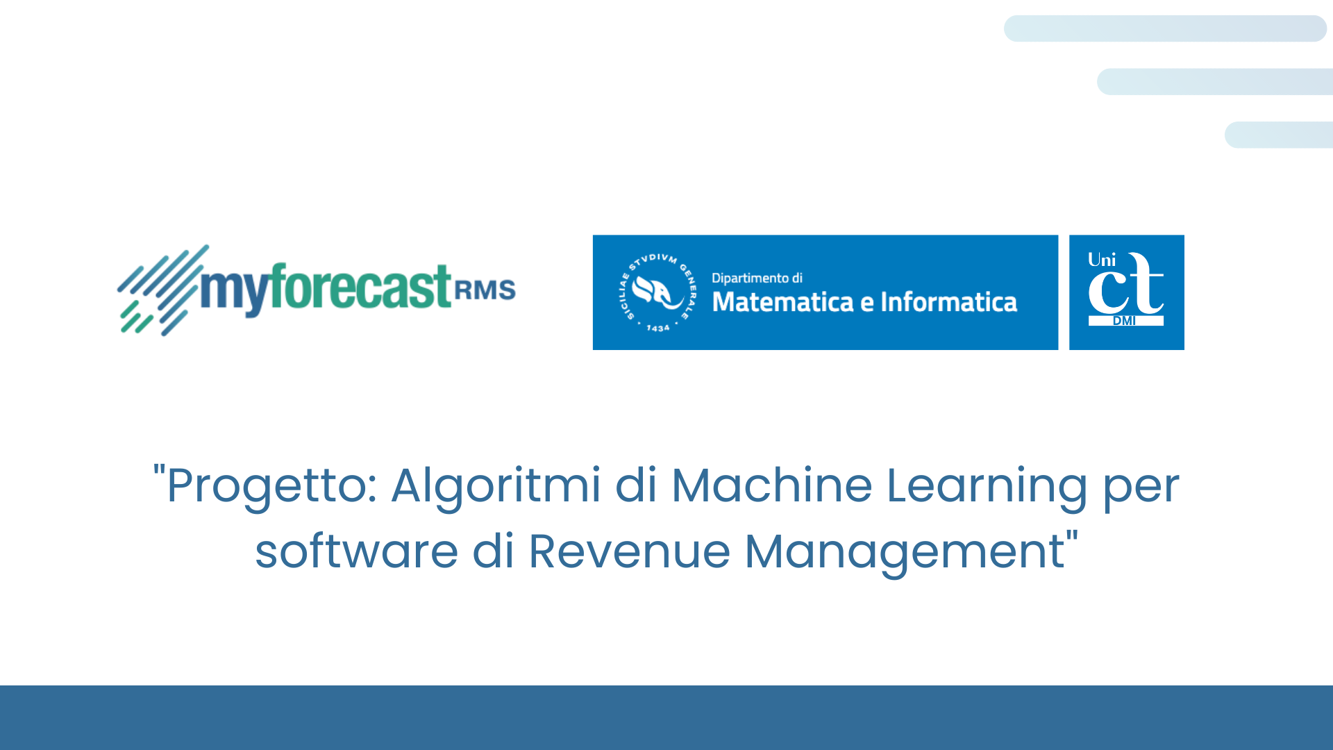 MyForecast cofinanzia una borsa di studio